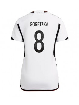Deutschland Leon Goretzka #8 Heimtrikot für Frauen WM 2022 Kurzarm